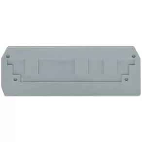   Placă de capăt și de distribuție Wago, grosime 2,5 mm, gri (284-308)