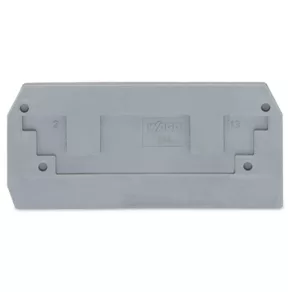   Placă terminală și de distribuție Wago, grosime 2,5 mm, gri (284-325)
