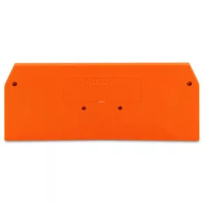  Placă terminală și de distribuție Wago, grosime 2,5 mm, portocalie (281-326)