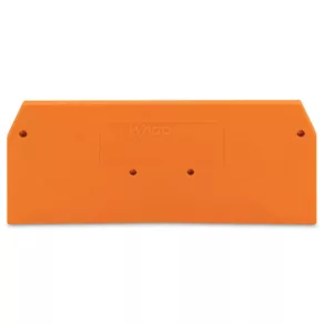   Placă terminală și de distribuție Wago, grosime 2,5 mm, portocalie (281-326)