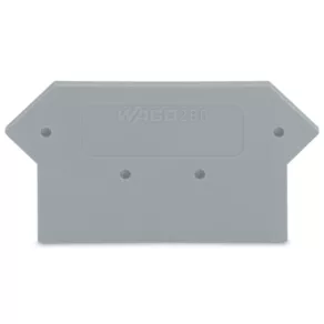  Placă terminală și de distribuție Wago, grosime 2,5 mm, gri (280-330)