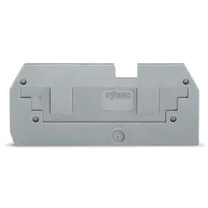   Capac Wago pentru punte de reducere, grosime 1 mm, numai pentru bloc terminal 283-901, gri (283-357)