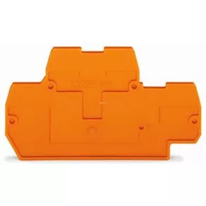   Placă de capăt și de distribuție Wago, grosime 2 mm, portocalie (870-519)