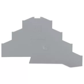   Placă de capăt și de distribuție Wago, grosime 1 mm, gri (281-365)