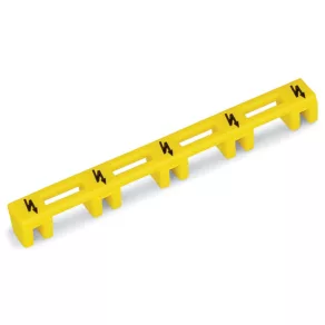   Capac de protecție Wago, cu simbolul fulgerului, pentru 5 borne, galben (285-416)