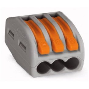 Conector triplu pentru cabluri răsucite Wago 222-413
