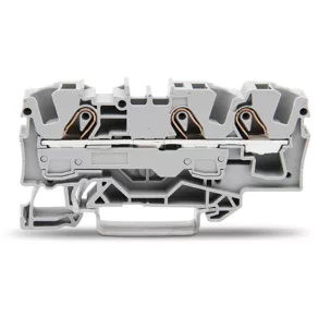 Bloc terminal Wago cu 3 fire, 6 mm, gri (2006-1301)