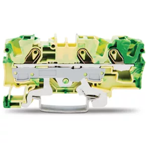   WAGO 2006-1307 Bloc terminal de împământare cu 3 fire 6 mm², verde-galben