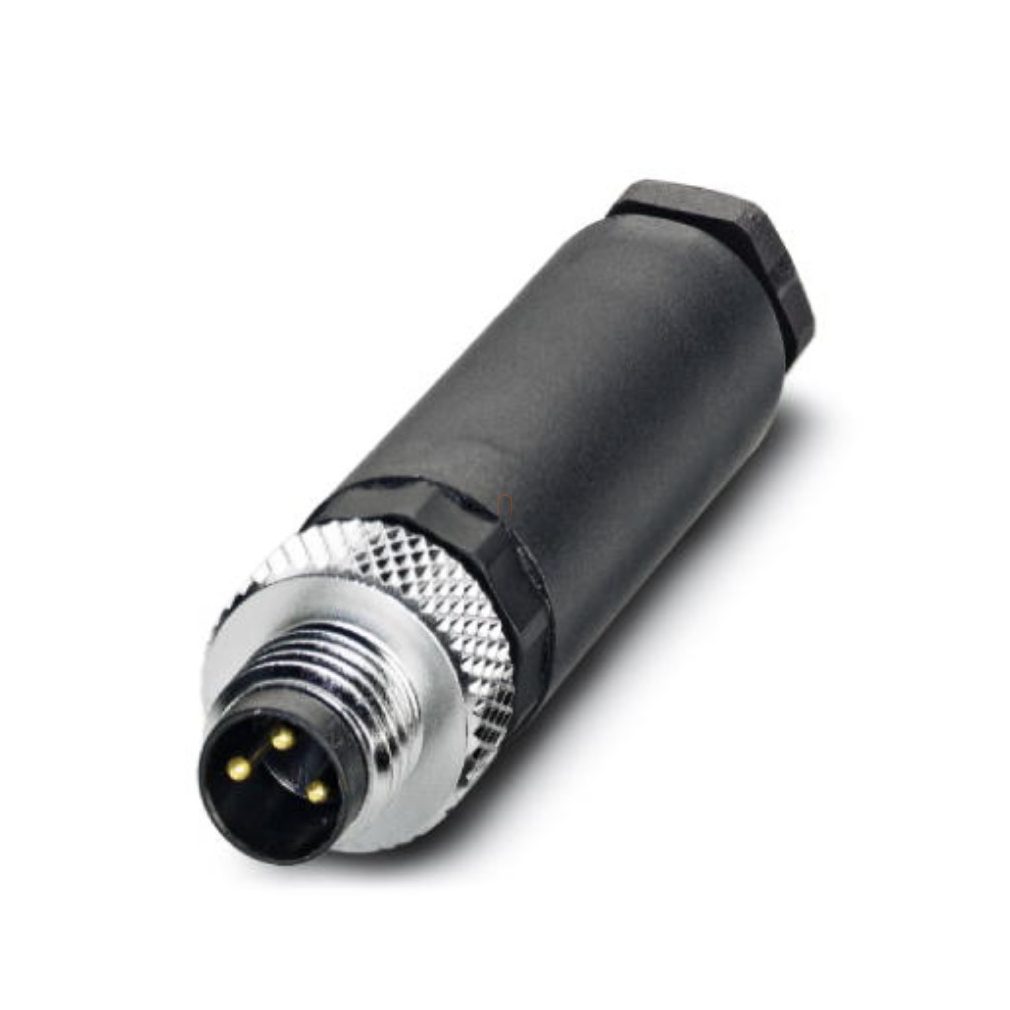 Conector drept M8, codificare A SACC-M 8MS-3CON-M-SW, Phoenix Contact, 1501252