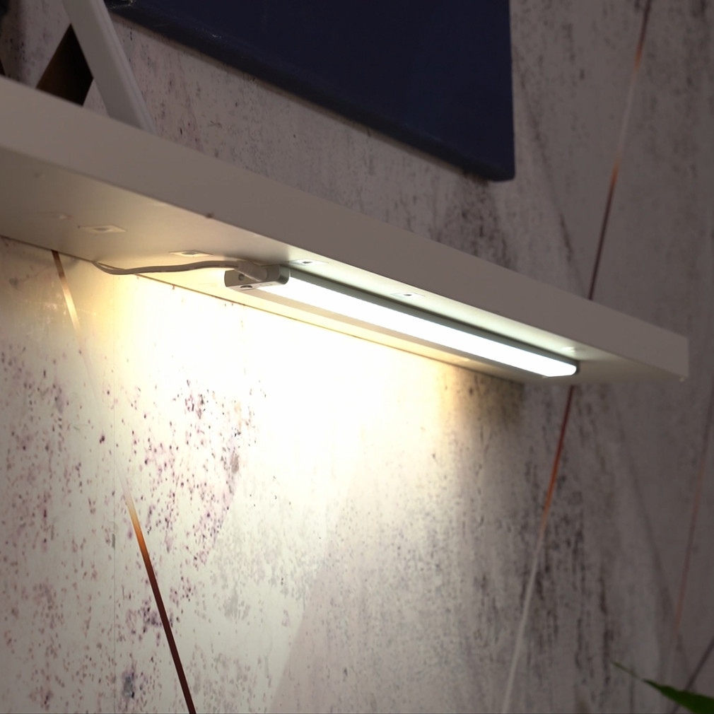 Lampă LED senzorială pentru bucătărie 9W 4000K/3000K 640lm 500mm argintiu - Olus50 Müller Licht 21000020