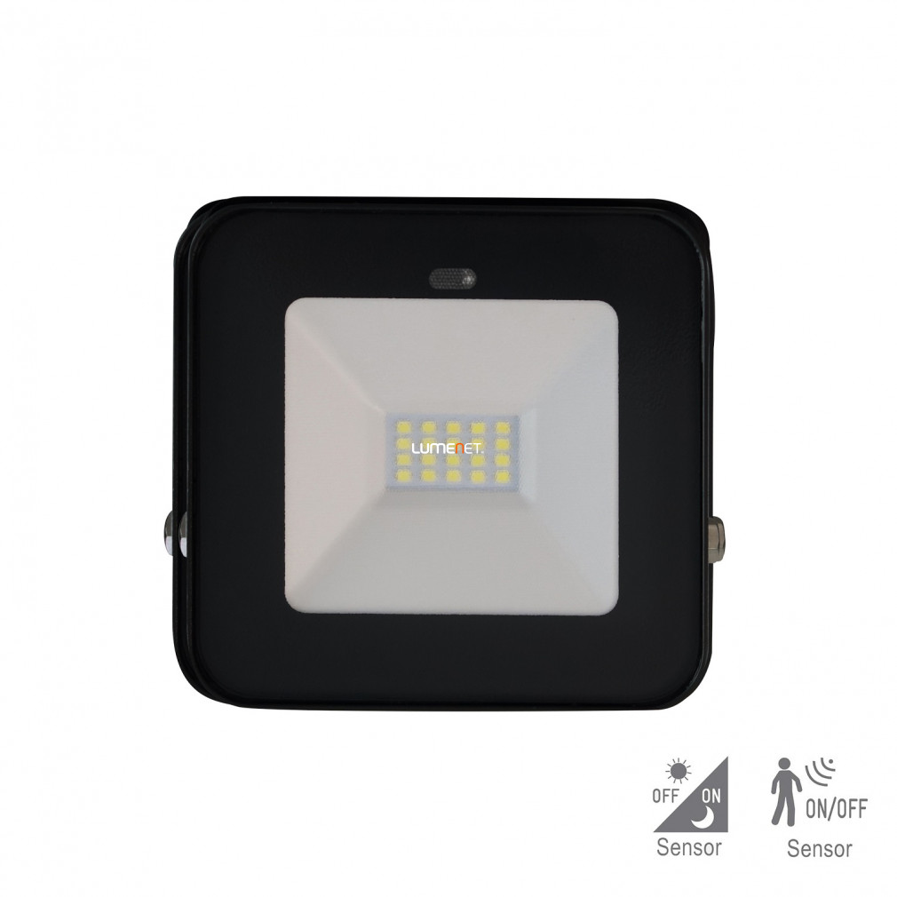 LED reflektor mozgásérzékelővel, 10W, 700lm, 6500K, IP65 (John)