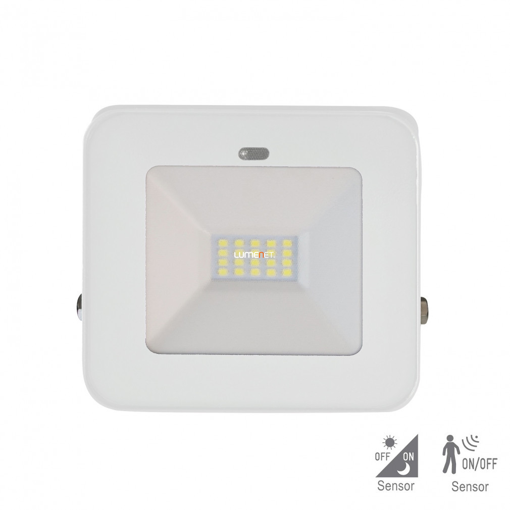 Reflector LED cu senzor de mișcare, 20 W, 1500 lm, 6500 K, IP65 alb - Pete Müller Licht 21600011