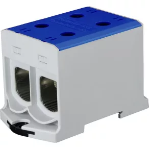   Bloc terminal cablu principal 2x240/2x240 mm² (35-240 mm²) albastru AL/CU dublu FTG KVIAC12240B