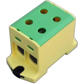   Clemă pentru cablu principal 2x95/2x95 mm² (6-95 mm²) verde/galben AL/CU dublă FTG KVIAC12095YG
