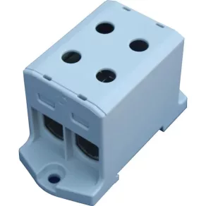   Clemă de legătură pentru cablu principal 2x95/2x95 mm² (6-95 mm²), gri, AL/CU, dublă, FTG KVIAC12095G