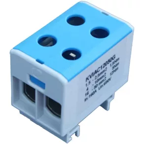   Clemă pentru cablu principal 2x50/2x50 mm² (1,5–50 mm²) albastră AL/CU dublă FTG KVIAC12050B