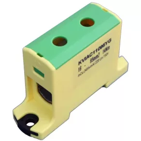   Clemă pentru cablu principal 1x95/1x95 mm² (6–95 mm²) verde/galben AL/CU FTG KVIAC11095YG