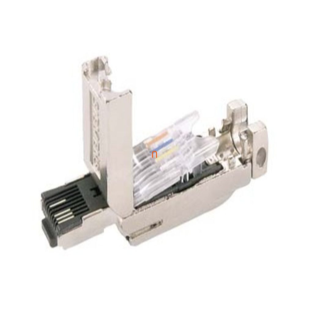 Siemens 6GK1901-1BB10-2AA0 IE FC RJ45 Plug 180 2x2, conector Ethernet industrial, carcasă metalică robustă