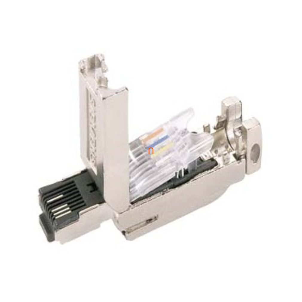 Siemens 6GK1901-1BB10-2AB0 IE FC RJ45 Plug 180 2x2, conector Ethernet industrial, carcasă metalică robustă, 10 buc./pachet