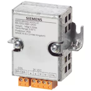 Relé de frână de siguranță Siemens 6SL3252-0BB01-0AA0