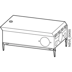   Siemens BVP:262473 BD2-AK02X/F2258-3 ramificație, 3P cu soclu de siguranță 22x58, carcasă metalică