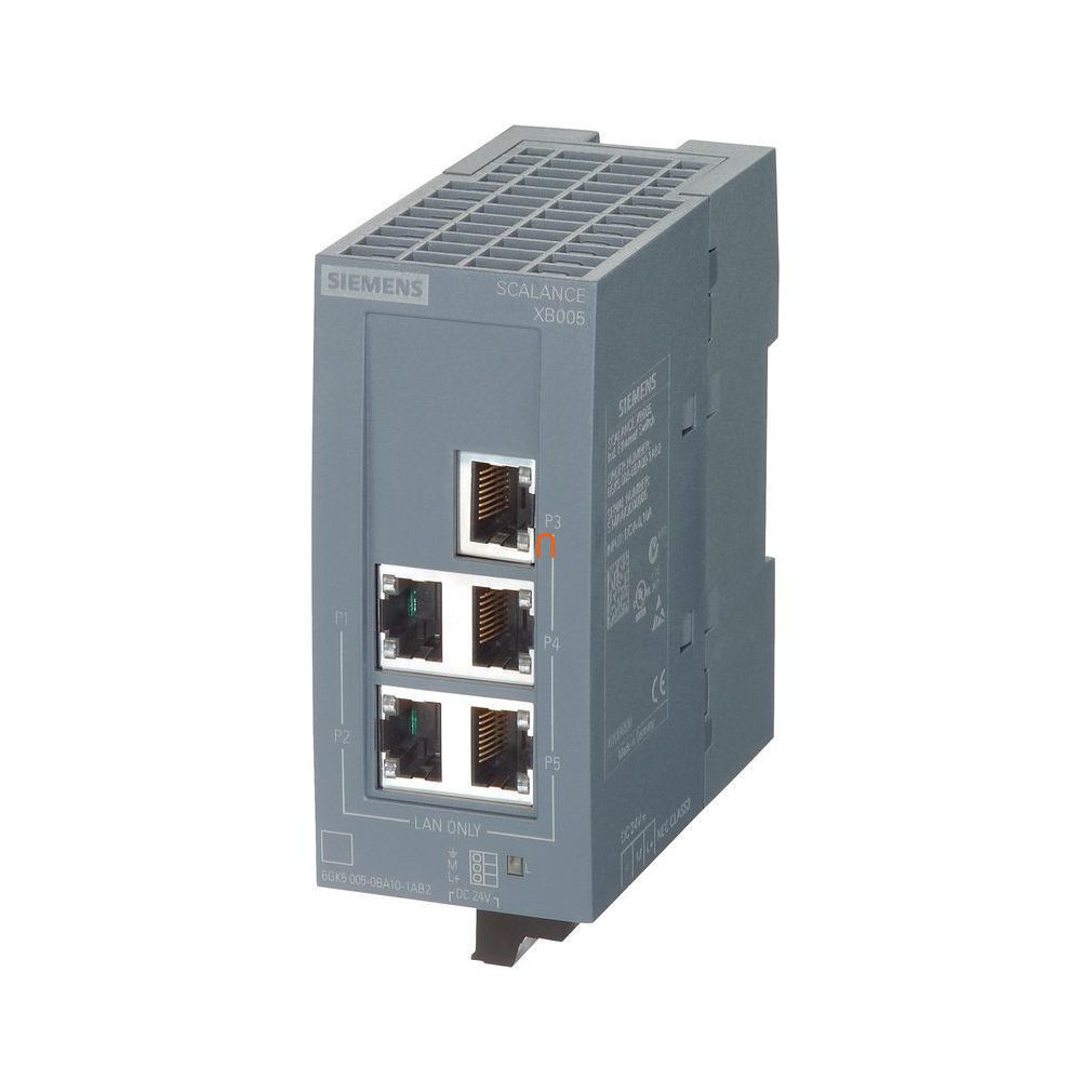 Siemens 6GK5005-0BA00-1AB2 SCALANCE XB005, comutator IE neadministrat, 5 porturi RJ45 10/100 Mbit/s