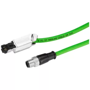   Cablu de conectare Siemens 6XV1871-5TN10 IE M12-180/IE FC RJ45, 10 m (cablu asamblat)