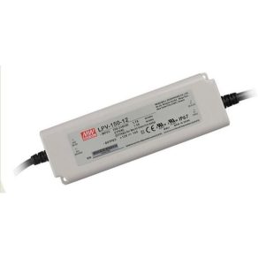   Sursă de alimentare cu o singură ieșire de clasa 2 pentru aplicații LED, Mean Well, LPV-150-12, Vin: 180-305 VAC, 254-431 VDC, Vout: 12 VDC (0-10 A), P: 120 W, IP67