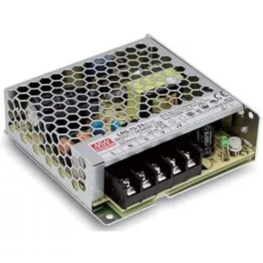   Sursă de alimentare mini cu o singură ieșire, LRS-75-12, Vin: 230 VAC, Vout: 12 VDC, P: 72 W (0-6A)