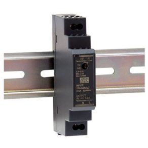   Sursă de alimentare montabilă pe șină DIN, Vin: 85-264 V c.a. 120-370 V c.c., Vout: 12 V c.c. (0-1,25 A), P: 15 W Mean Well HDR-15-12