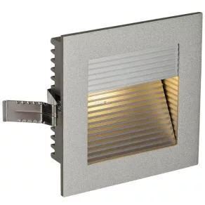   Spot LED încastrat 1 W, alb cald, argintiu - Frame Curve SLV 111292
