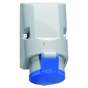   Conector industrial DAFR-323 4P 32A 9h conector montabil albastru IP44 Stânga 1117