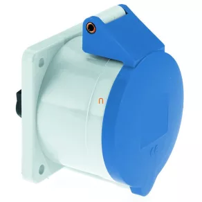   Conector industrial DAFB-324 5P 32A 250V AC 9h conector încastrabil albastru IP44 Bals 1332