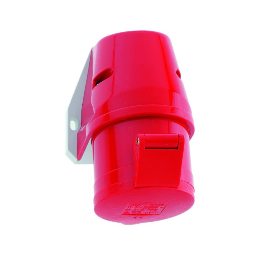 Conector industrial DAFR-324 5P 32A 414V soclu montabil IP44 stânga 112002