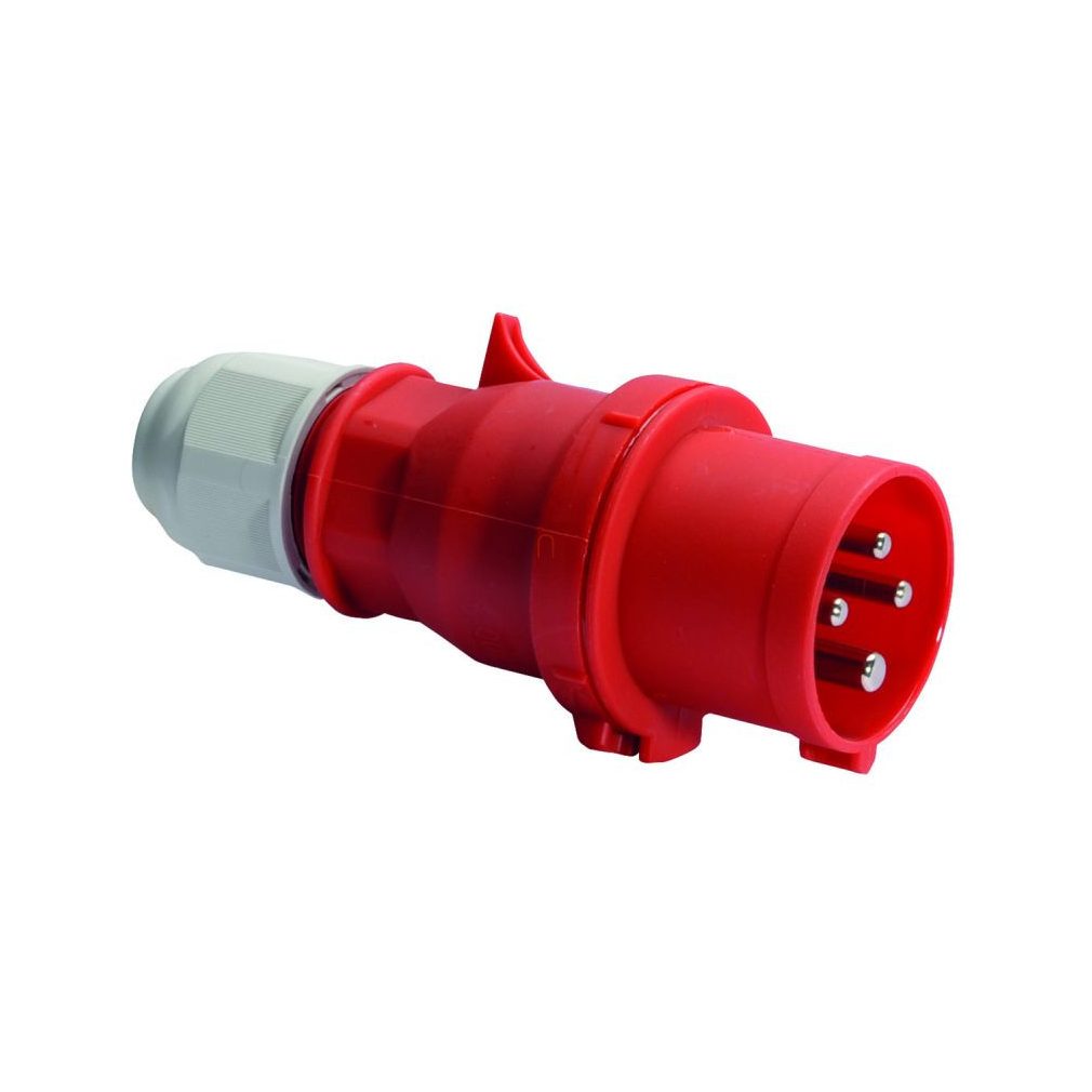 Conector industrial DFH-163 4P 16A 415V cu ștecher basculant IP44 Stânga 2130