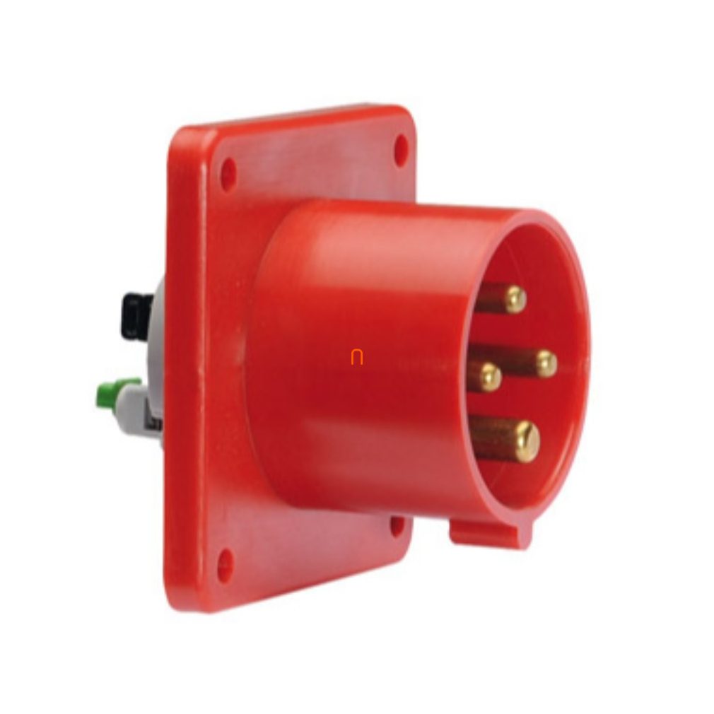 Conector industrial DFB-163 4P 400V AC 16A cu fișă, încastrabil IP44 Stânga 2831