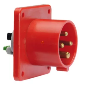   Conector industrial DFB-163 4P 400V AC 16A cu fișă, încastrabil IP44 Stânga 2831