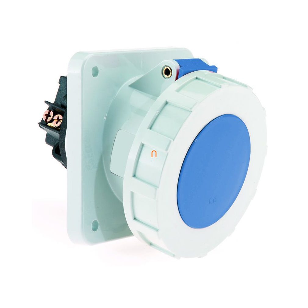 Bals DAFB-632 2P+F 63A 250V AC 6h conector încastrabil albastru înclinat IP67 12001