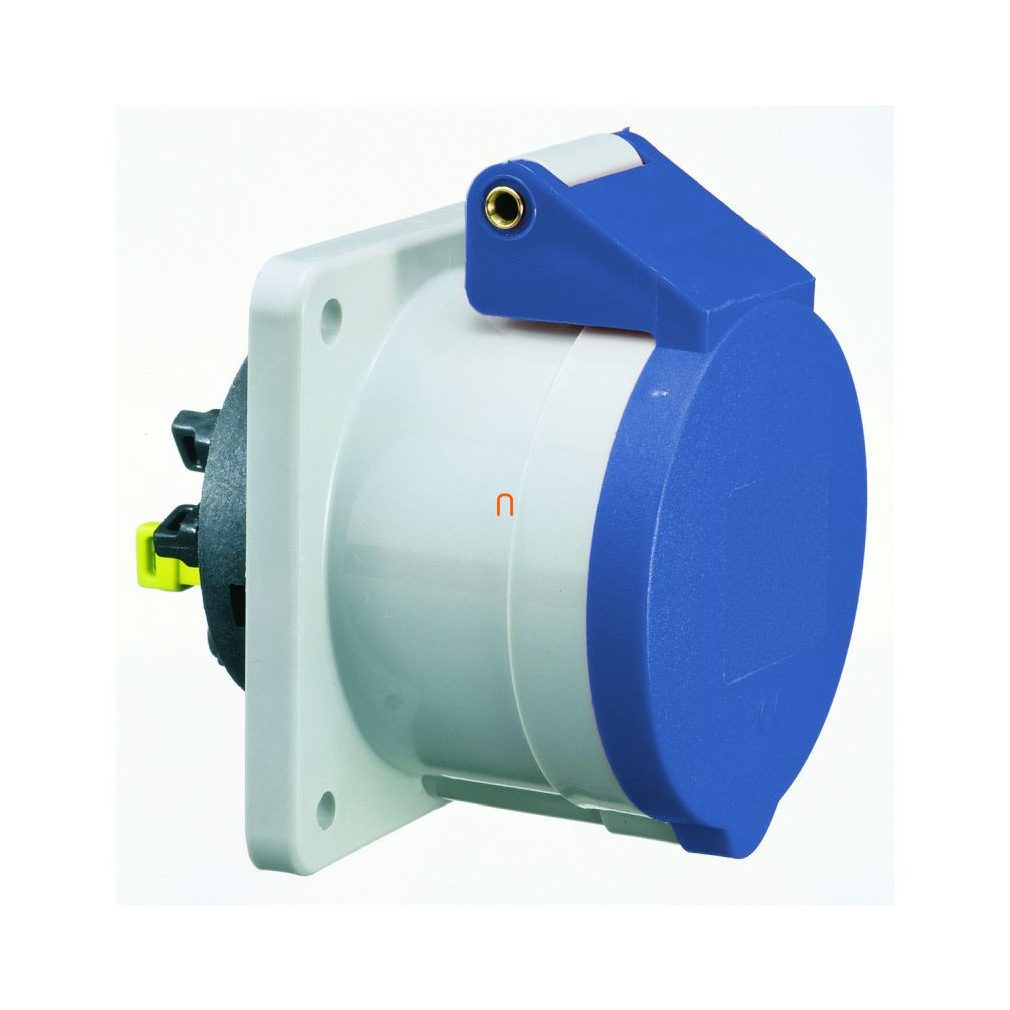 Conector industrial DAFB-162 2P+F 16A 250V conector încastrabil albastru IP44 stânga 13686