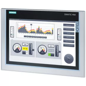   Siemens 6AV2124-0MC01-0AX0 TP1200, 12 coloane, TFT (LCD), 16 milioane de culori, MPI/Profibus DP/Profinet, USB, 12 MB