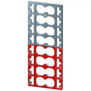   Etichetă cu cod de culori Siemens 6ES7193-6CP01-2MA0 ET 200SP, cod de culori: CC01, gri/roșu, 10 buc./pachet