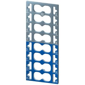   Siemens 6ES7193-6CP02-2MA0 ET 200SP etichetă cu cod de culoare, cod de culoare: CC02, gri/albastru, 10 bucăți/pachet