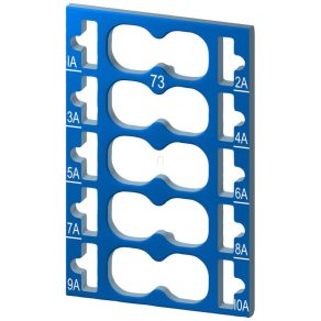   Siemens 6ES7193-6CP73-2AA0 ET 200SP etichetă cu cod de culoare, cod de culoare: CC73, albastru, 10 buc./pachet
