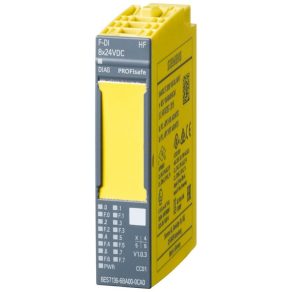   Siemens 6ES7136-6BA00-0CA0 ET200SP F-DI 8x24 V CC Caracteristici avansate, tip BU A0, cod culoare CC01