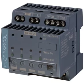   Siemens 6EP1961-2BA11 SITOP PSE200U modul de selectivitate, intrare: 24 VCC/12 A, ieșire: 24 VCC/4 x 3 A