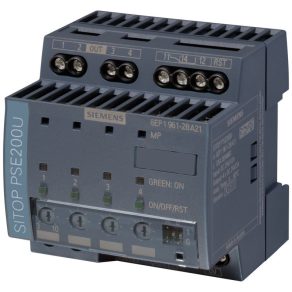   Siemens 6EP1961-2BA21 Modul de selectivitate SITOP PSE200U, intrare: 24 VCC/40 A, ieșire: 24 VCC/4x 10 A, contact semnal comun