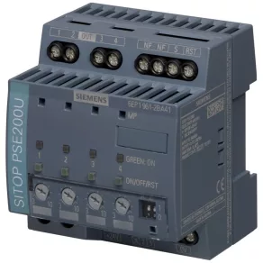   Siemens 6EP1961-2BA41 SITOP PSE200U modul de selectivitate, intrare: 24 VCC/40 A, ieșire: 24 VCC/4 x 10 A