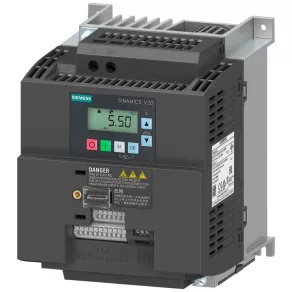  Convertor de frecvență Siemens 6SL3210-5BB23-0BV1, 1x200-240 V c.a., 3,0 kW/13,6 A, cu filtru C1 încorporat, panou BOP, Siemens V20 Sinamics