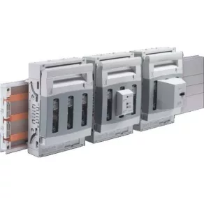   Siguranță de secționare orizontală 00-160 A, pentru șine de 60 mm, cu racord cu clemă de cadru Rittal SV 9343.000
