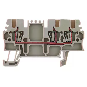   Conector de serie ZDU 1,5/3AN (0,05-1,5 mm²), 500 V/17,5 A, bej 1775530000 Weidmüller